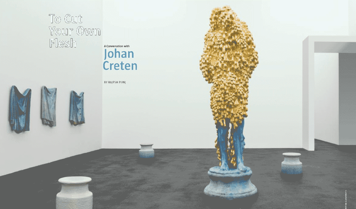 Johan Creten, To Cut Your Own Flesh, Sculpture  (Washington)