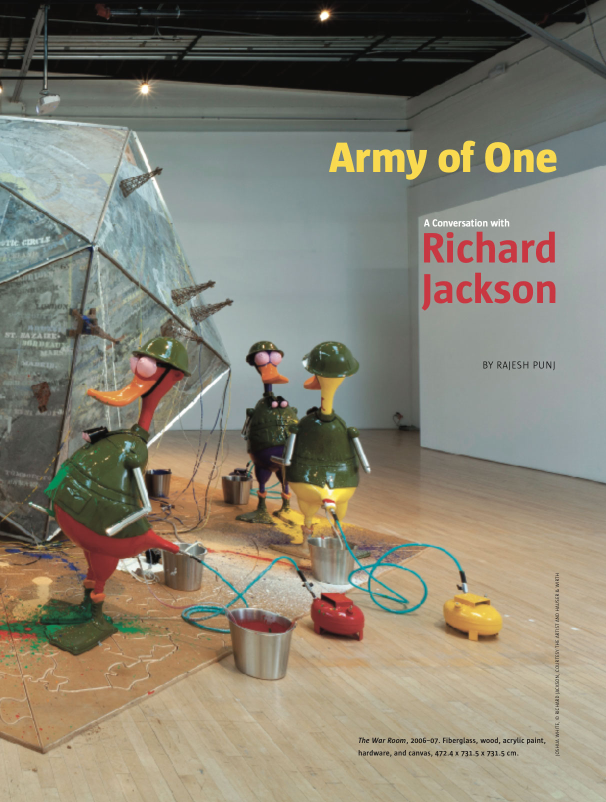 RICHARD JACKSON, ARMY OF ONE, SCULPTURE (WASHINGTON)